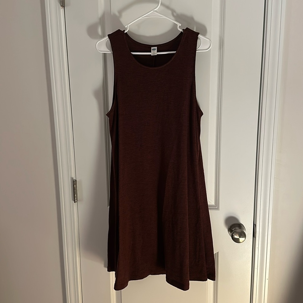 Burgundy, cotton dress from Old Navy! Size L.